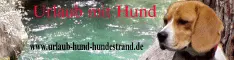 Banner www.Urlaub-Hund-Hundestrand.de Urlaub, Hund, Hundestrand an der Ostsee - unser Banner